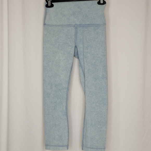 Lululemon Wunder Under HR crop 21" FLux Designed For Yoga Pants - Size 4 - Picture 6 of 11